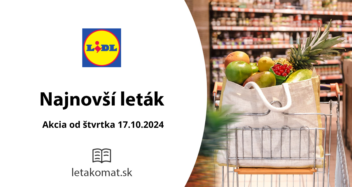 Lidl leták akcia od 17.10.2024